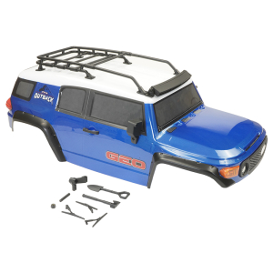 FTX OUTBACK GEO 4x4 ASSEMBLED BODY W/ACCESSORIES - BLUE