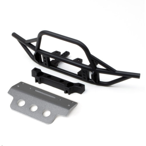 GMADE GS01 FRONT TUBE BUMPER WITH SKID PLATE SILVER