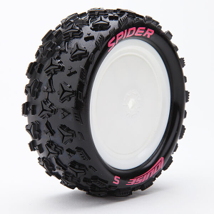 LOUISE RC E-SPIDER 1/10 4WD/FR SOFT KYOSHO HEX 12MM WHITE