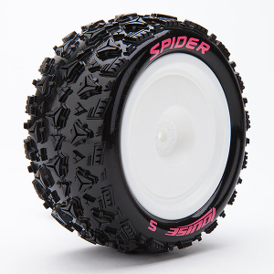 LOUISE RC E-SPIDER 1/10 4WD/RR SOFT KYOSHO HEX 12MM WHITE