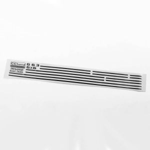 RC4WD STEEL BODY DECAL SHEET FOR TRAXXAS MERCEDES-BENZ G TRUCKS