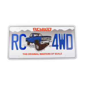 RC4WD K10 LICENSE PLATE